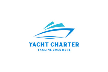 Yacht / Cruise Logo design inspiration with minimalist art style.