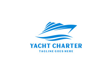 Yacht / Cruise Logo design inspiration with minimalist art style.