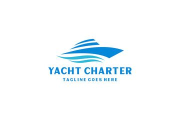 Yacht / Cruise Logo design inspiration with minimalist art style.