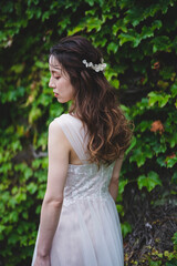 自然の中の花嫁