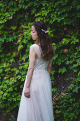 自然の中の花嫁