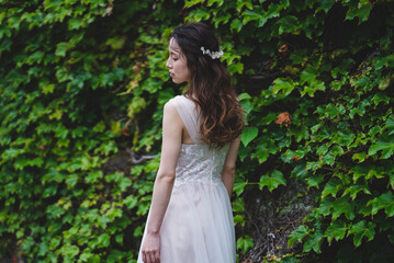 自然の中の花嫁