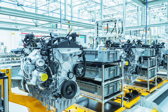 Scene At Work In A Car Manufacturing Workshop