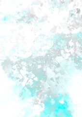 幻想的な水色の水彩テクスチャ背景