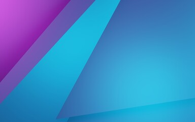 3d rendering of purple and blue abstract geometric background. Cyberpunk concept. Scene for advertising, technology, showcase, banner, cosmetic, fashion, business. Sci-Fi Illustration. Product display