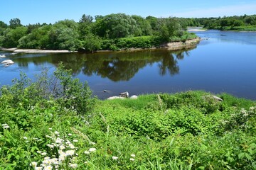Etchemin river in Levis south of Quebec city
