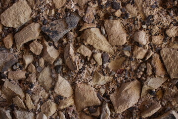 Natural stone and sand, background