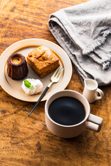 コーヒーとスイーツ
