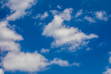 blue sky with clouds