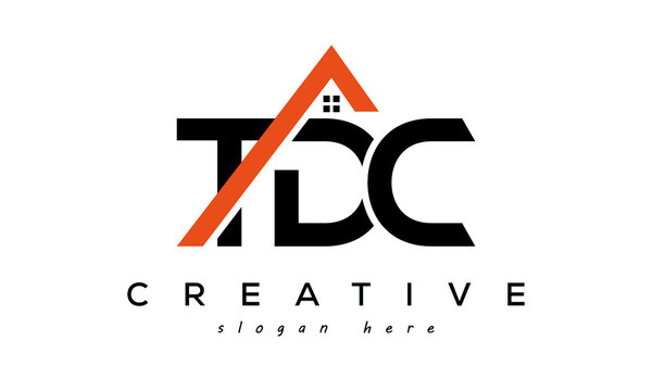 TDC Letters Real Estate Construction Logo Vector