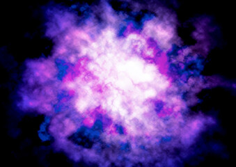 火 炎 背景 フレーム グラフィック イラスト 青 紫 Abstract Wall Mural Abstra Necology