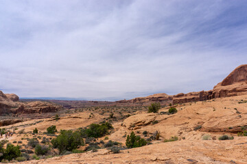 Fototapeta na wymiar Desert cliffs in Utah