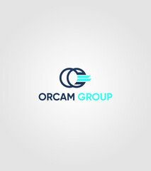 Orcam Group creative modern vector logo template