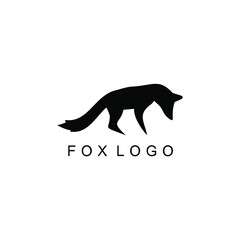 fox simple logo vector design
