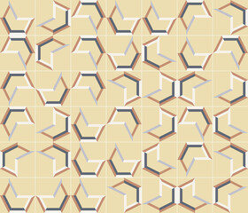 Simple Geometric Pattern Design With Basic Geometry Forms