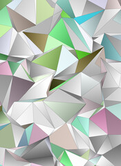 Abstract Low-Poly background. triangulated texture. Design 3d. Polygonal geometrical pattern. Triangular modern style