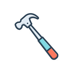 Color illustration icon for maintenance