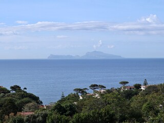 Fototapeta na wymiar Napoli - Capri da Via Posillipo