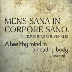 healthy mind Juvenal Lat
