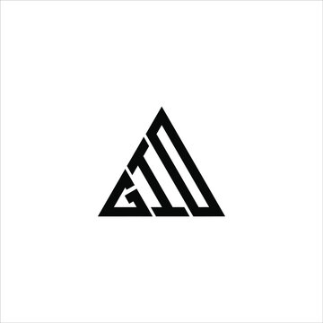 G I D letter logo abstract creative design. G I D unique design