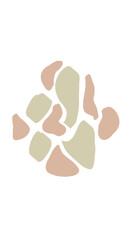 Boho highlight cover, social media highlight, minimalistic gray and pink art, abstract shapes