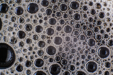 bubbles closeup foam macro photography a background