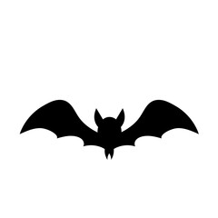 cartoon bat scary vector illustration halloween.