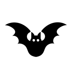 cartoon bat scary vector illustration halloween.