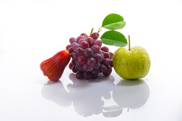 Mix Fruit on white acrylic