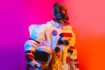 Cinematic image of an astronaut. © oneinchpunch