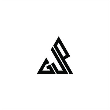 G J P letter logo abstract creative design. G J P unique design