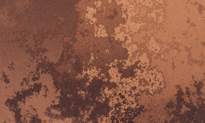 Abstract brown wall background. Weathered soil.