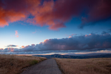 Sunset from Mission Peak/California