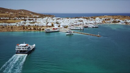 Small ferry from Paros to Antiparos