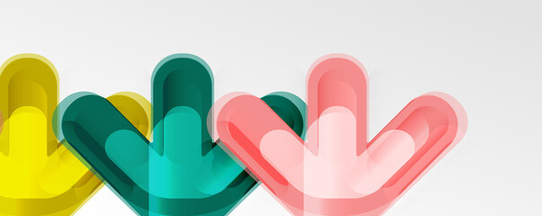 Abstract glossy crosses background for business or technology presentations, internet posters or web brochure covers