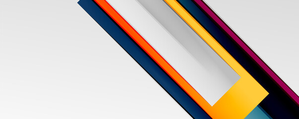 Color abstract lines trendy geometric background for business or technology presentation, internet poster or web brochure cover, wallpaper