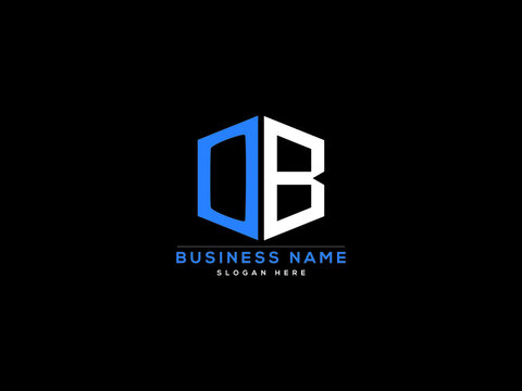 Letter OB Logo, creative ob logo icon vector for business