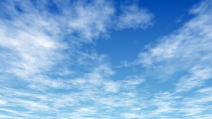 流れる雲　美しい空の風景イラスト