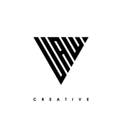 UAW Letter Initial Logo Design Template Vector Illustration