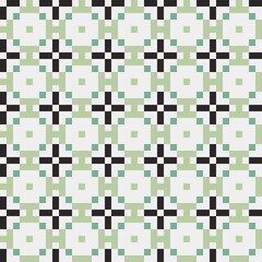 Abstract Cross Pattern generative computational art illustration