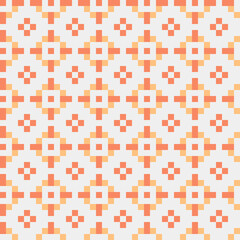 Abstract Cross Pattern generative computational art illustration