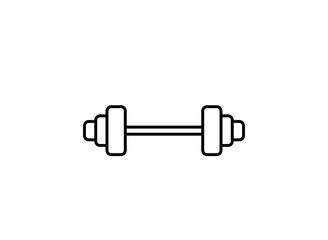 Dumbbell Icon. Vector illustration for graphic design, Web, UI, app.