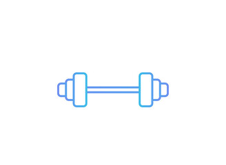 Dumbbell Icon. Vector illustration for graphic design, Web, UI, app.