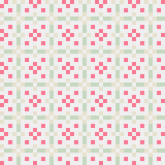 Abstract Cross Pattern generative computational art illustration