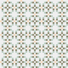 Abstract Cross Pattern generative computational art illustration