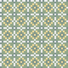Abstract Cross Pattern generative computational art illustration