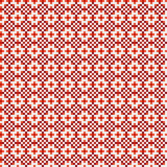 Abstract Cross Pattern generative computational art illustration