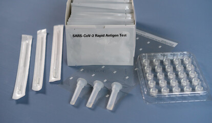 SARS-CoV-2 Rapid Antigen Test. Self-test for COVID-19 home test kit.
