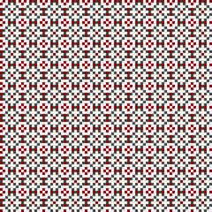 Abstract Cross Pattern generative computational art illustration