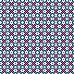 Abstract Cross Pattern generative computational art illustration
